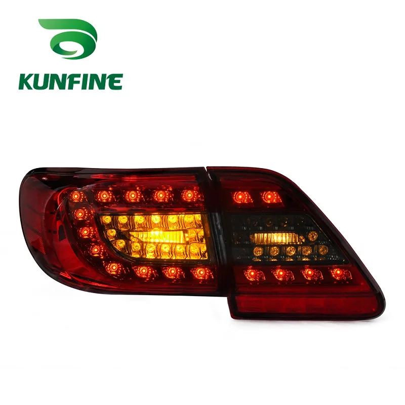 KUNFINE пара автомобильных задних фонарей в сборе для TOYOTA COROLLA 2011 2012 2013 светодиодный
