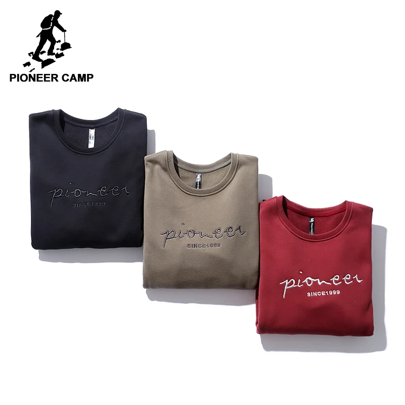 Pioneer Camp мужские толстовки с вышитыми буквами брендовая одежда Повседневная
