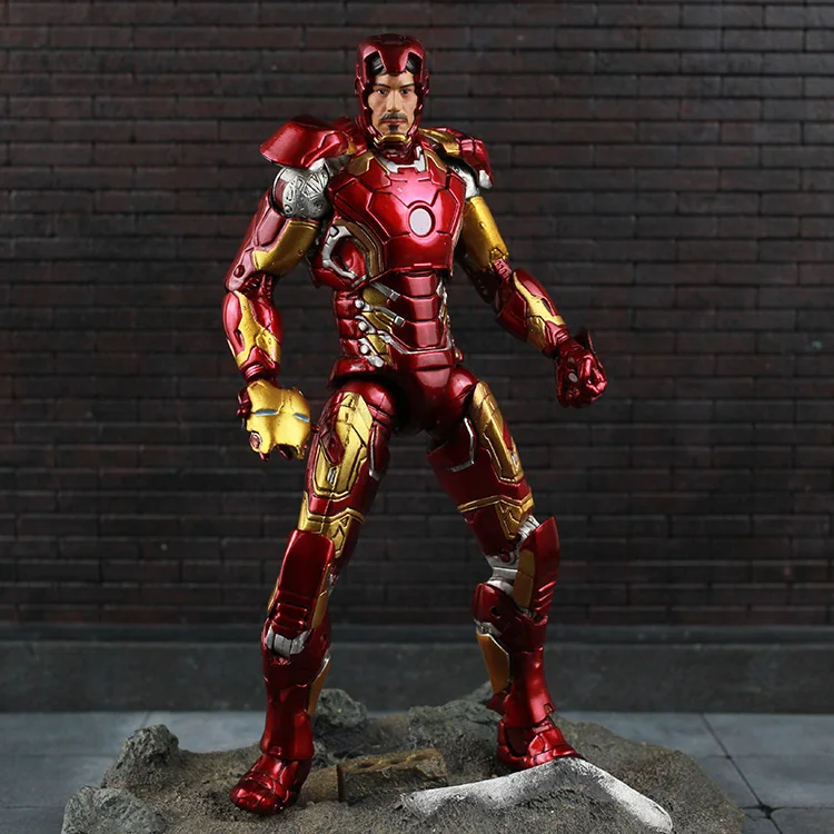 Экшн фигурка свободного кроя MS Select Iron Man MK 43 Mark Armor Avenger 7 дюймов|age of ultron|marvel selectiron man