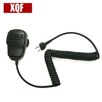 xqf 10pcs frosted shell ptt handheld shoulder speaker mic for midland g6g7g8g9 gxt550 gxt650 lxt80 radio walkie talkie