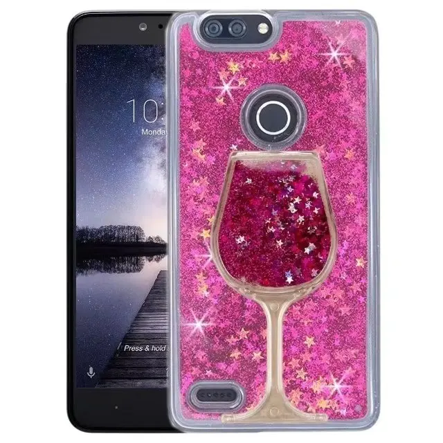 For ZTE Blade Zmax / ZMax Pro 2/Sequoia Z982 Case Luxury Bling Glitter Liquid Quicksand Star Sparkle Soft Cover Z max |
