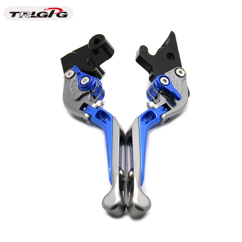 Brake Clutch Levers For Bajaj Pulsar 200 NS/200 RS/200 AS Retro Lever Extendable Folding Lever Motorcycle Accessories Adjustable - Цвет: blue