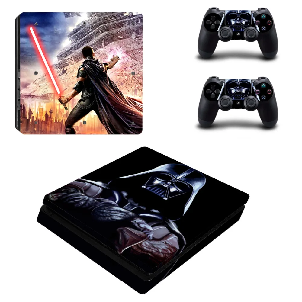 Пленка Звездные войны Дарт Вейдер наклейка PS4 тонкая кожа Наклейка для sony playstation 4 консоль и 2 контроллера PS4 тонкий стикер кожи