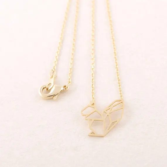 Женское Ожерелье-чокер с подвеской в виде оригами | Украшения и аксессуары