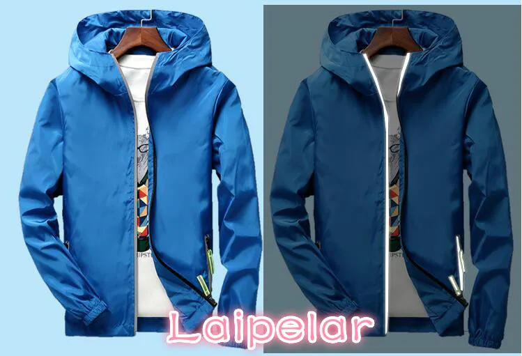 

Laipelar Reflective jacket windbreaker men women jaqueta masculina college jackets
