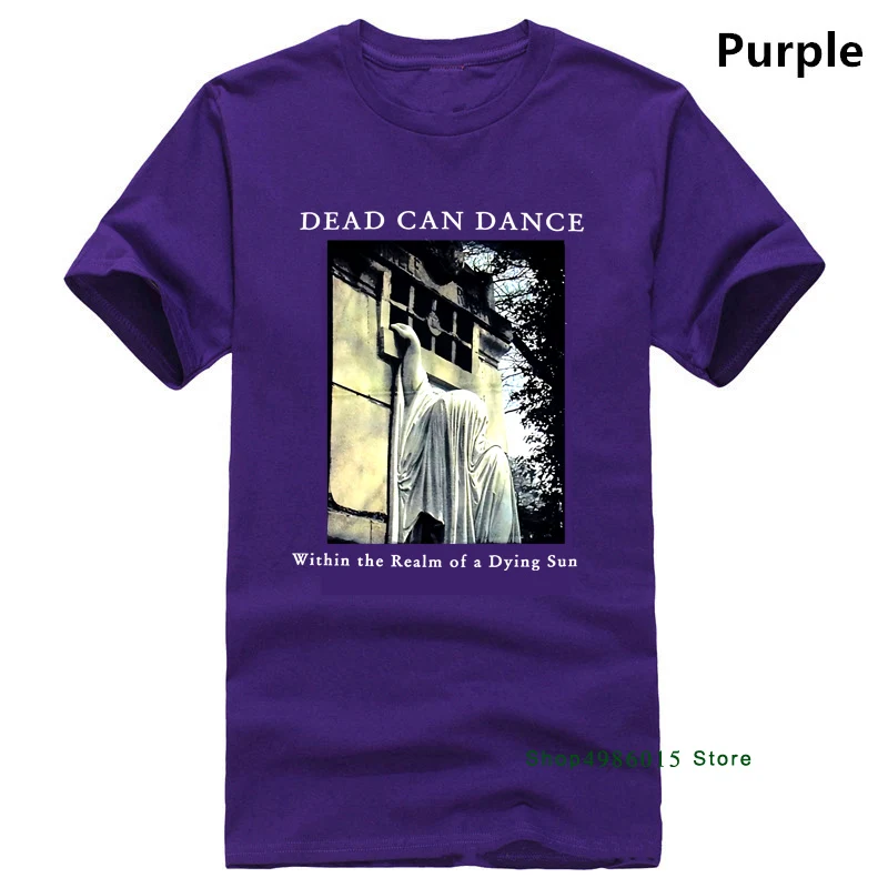 Фиолетовый Dead Can Dance-In The Realm of A Dying Sun черная футболка повседневные футболки размера плюс Топы в стиле хип-хоп, S-3Xl - Цвет: Фиолетовый