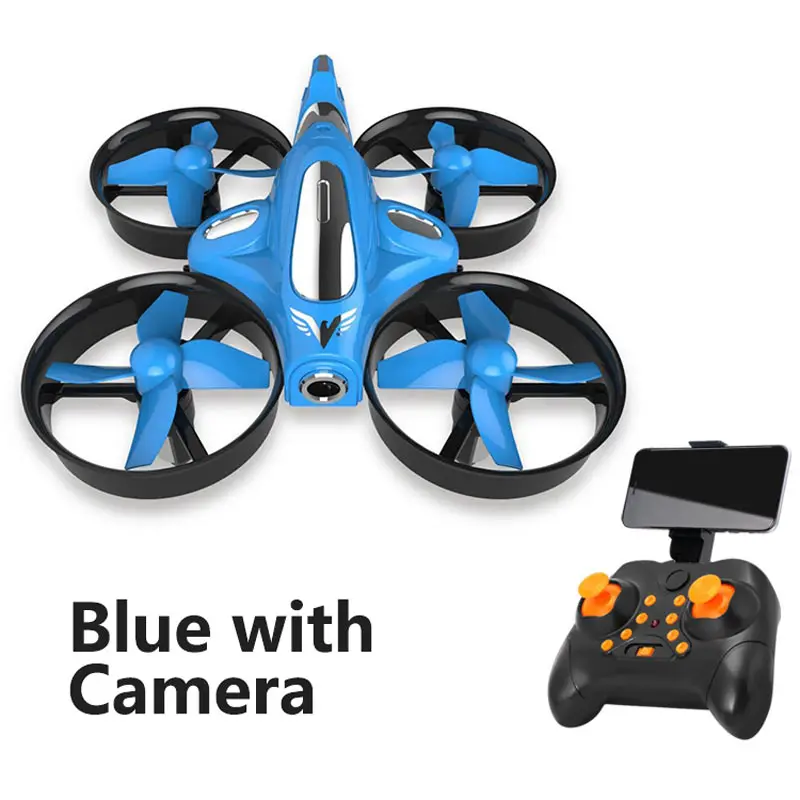 Blue with Camera Ocday пульт дистанционного управления RC Drone RC Дроны с Камера HD 2,4G 4CH 6-осевой 3D флип Безголовый режим мини-Квадрокоптер Дрон лучшие игрушки для мальчиков - Цвет: Blue with Camera
