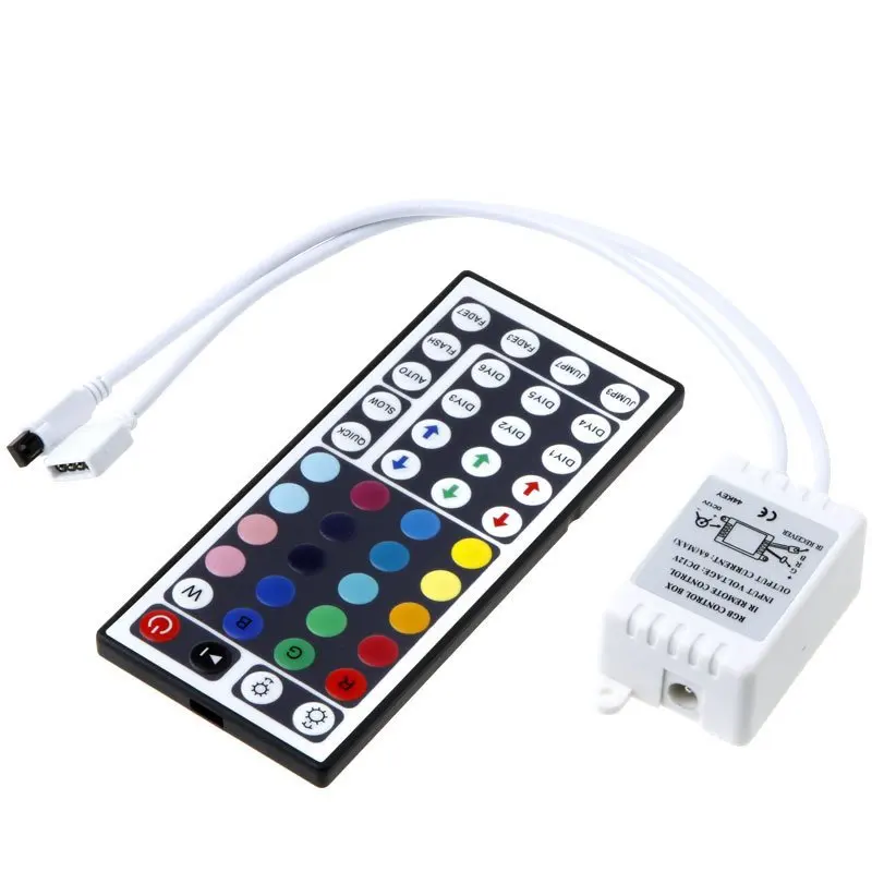 1 шт. IP65 водонепроницаемая 300 Светодиодная лента 5 м SMD3528 RGB + 44 клавиши ИК