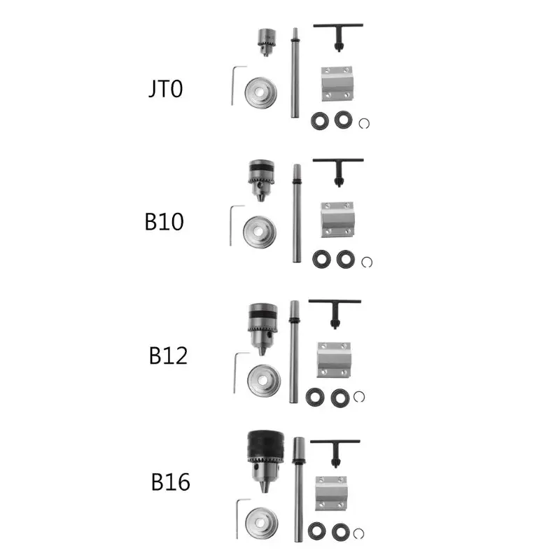 JTO/B10/B12/B16 электрическая дрель без мощности шпиндель Сборка DIY