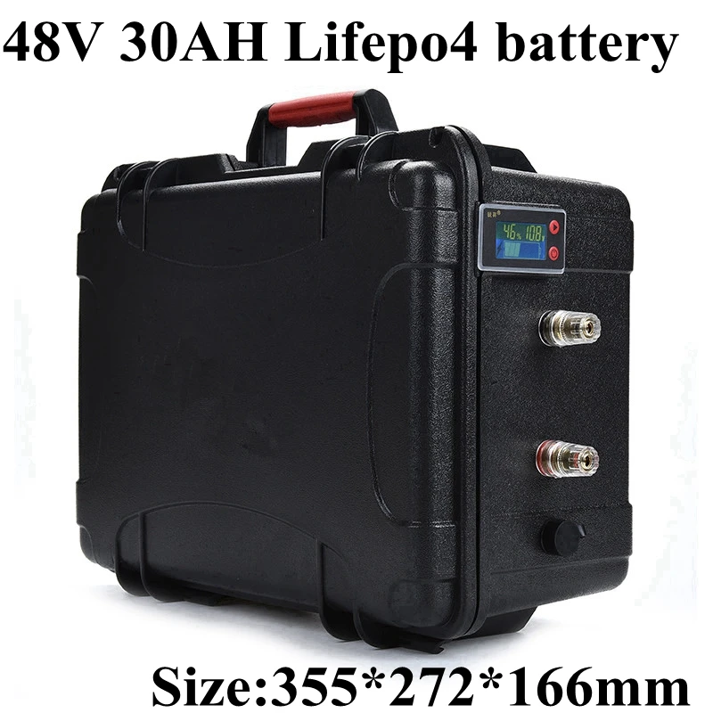Водонепроницаемый металлический чехол 60v 20Ah Lifepo4 power BMS Аккумулятор для электровелосипеда мощностью 1500 Вт система питания для мотора и скутера ups+ 5A зарядное устройство