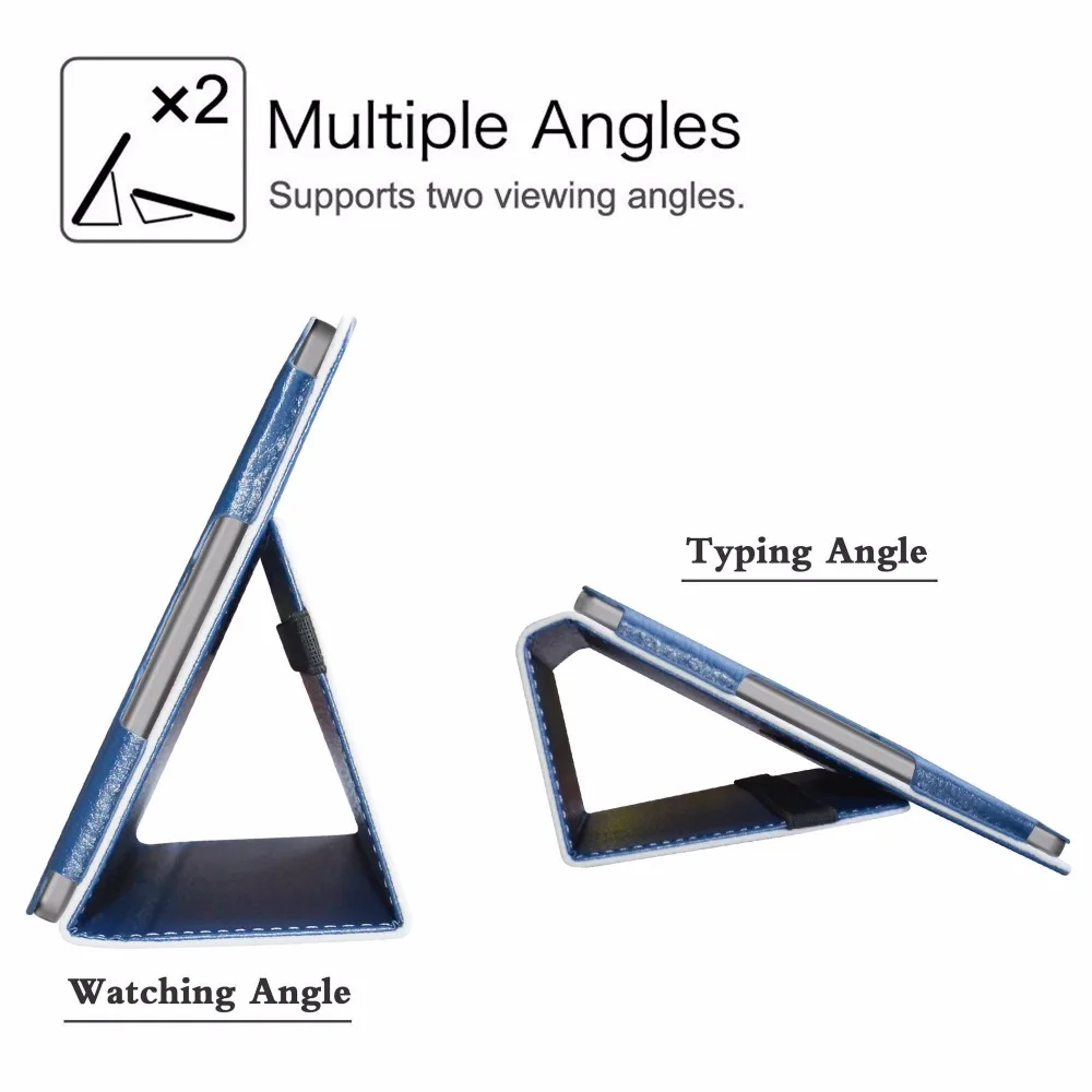 Чехол для планшета 9," Medion Lifetab P9701 P9702 Складная подставка PU кожаный чехол с магнитной застежкой