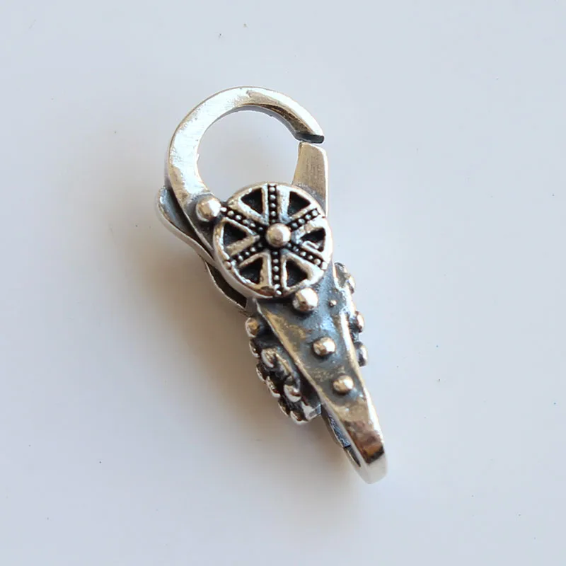 Spiritual Temple's Lock Authentic 925 Sterling Silver Lobster Clasp Charms Fit European Brand Troll Bracelet DIY Jewelry Making |