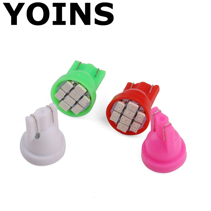 Акция супер яркий светодиод 4x T10 8 1206 3020 Smd светодиоды 8SMD 8Led Автомобильные Led 194 168 192