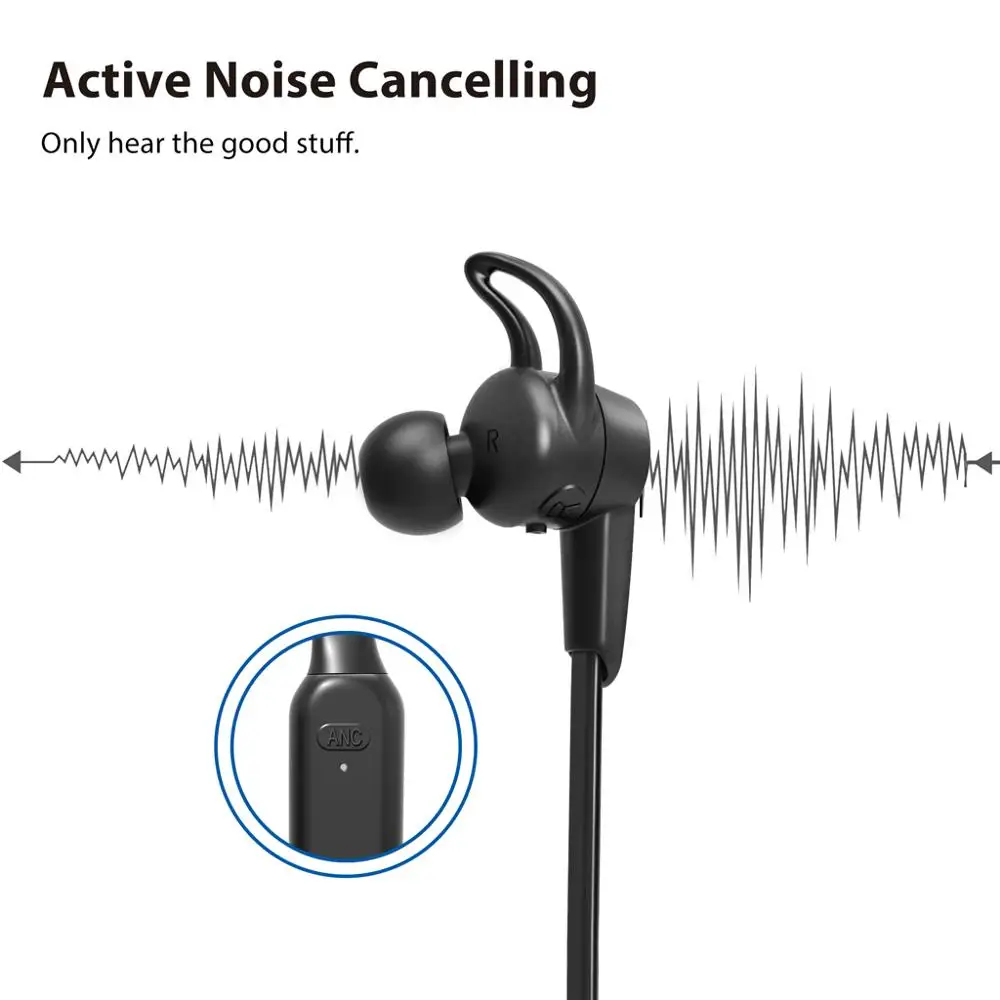 Avantree NB17 Bluetooth 5 0 шейные наушники с активным шумоподавлением ANC IPX5