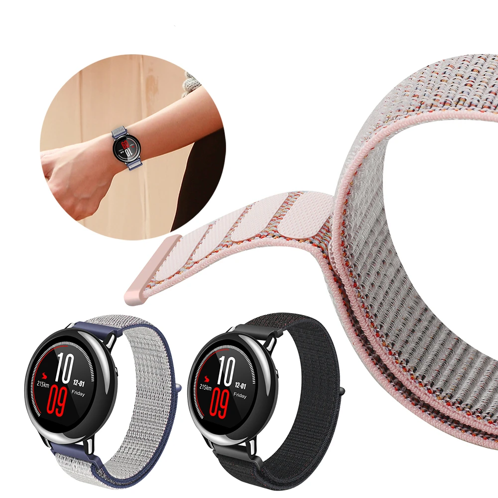 Умные аксессуары для Huami Pace ремешок нейлоновый Xiaomi спортивные часы замена |