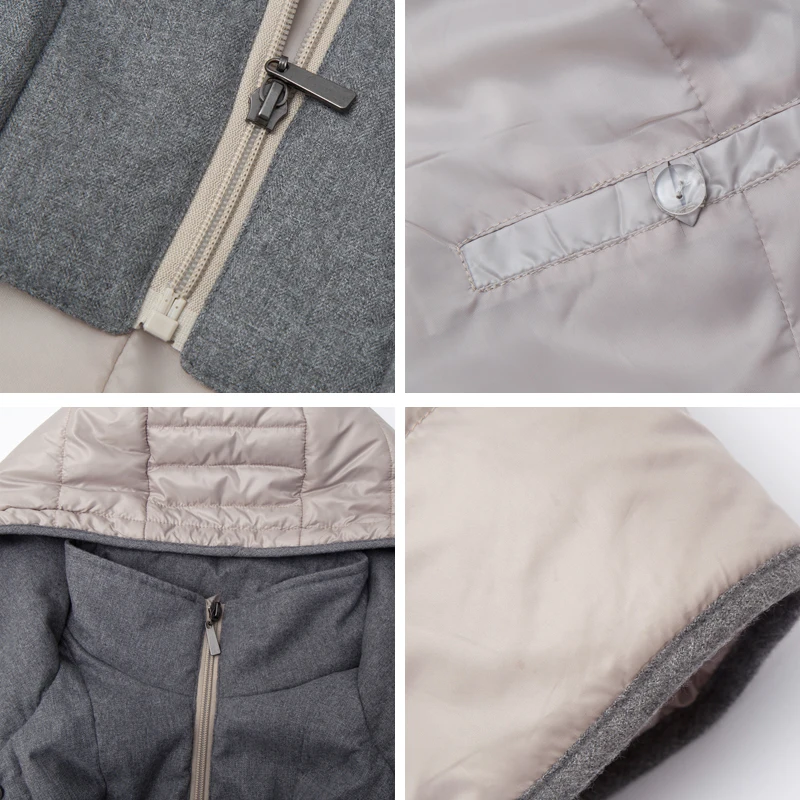 MS Vassa Для женщин куртка 2017 осень-зима Мужские парки Модные женские пальто с