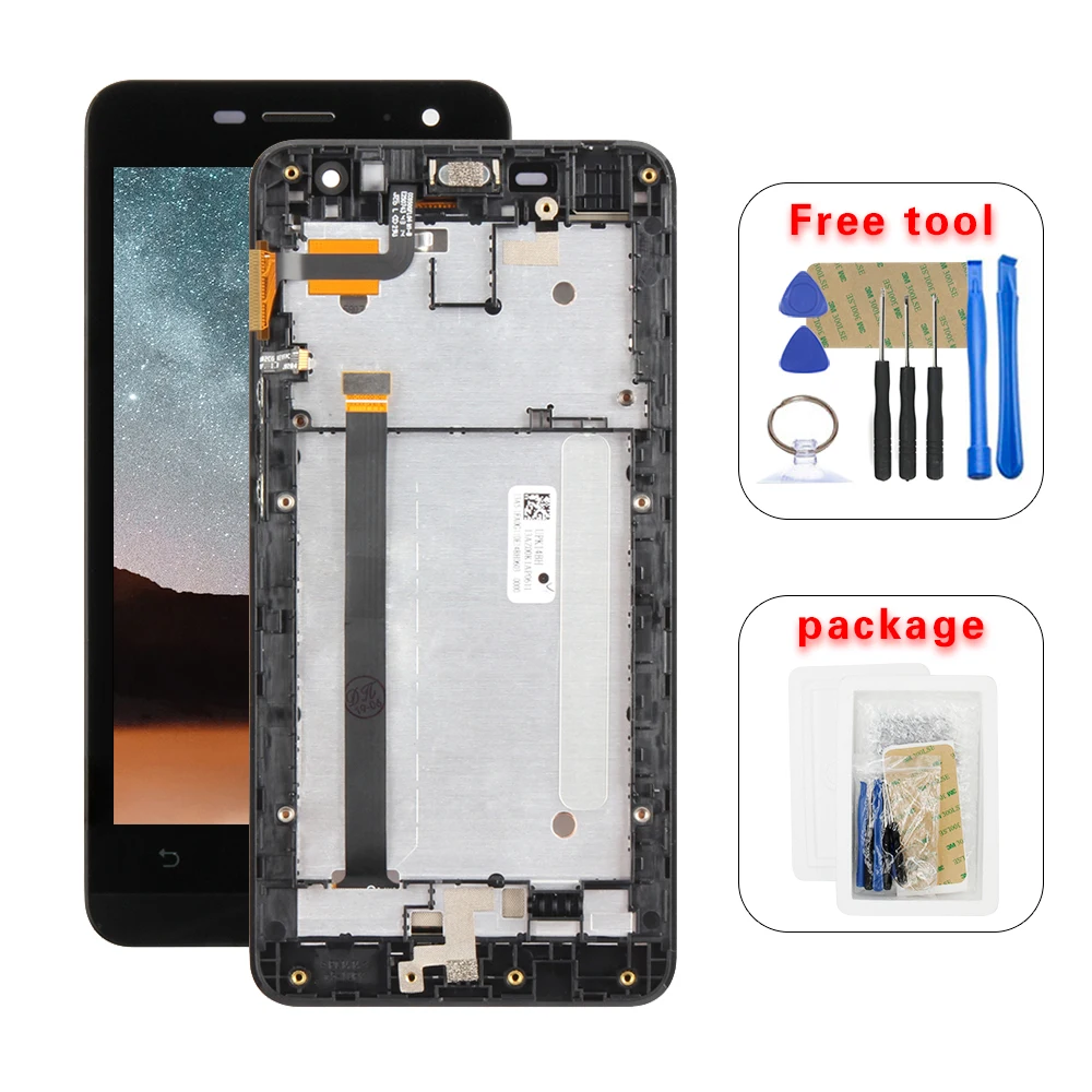 Дисплей 5 0 ''для ASUS Zenfone Lite LCD A502CG сенсорный экран дигитайзер в сборе запасные