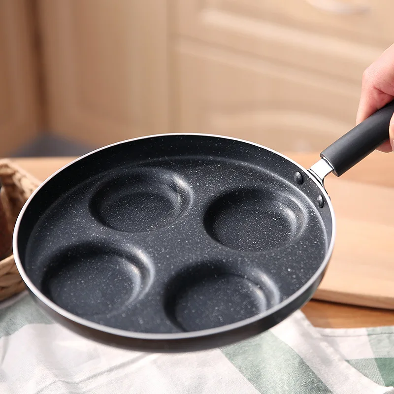 

10/11inch Nonstick Frying Pan 4 units Cookware Fry Pan for Egg Pancake Steak Cooking Pan Pot for Gas Cooker Grill Skillet Pan