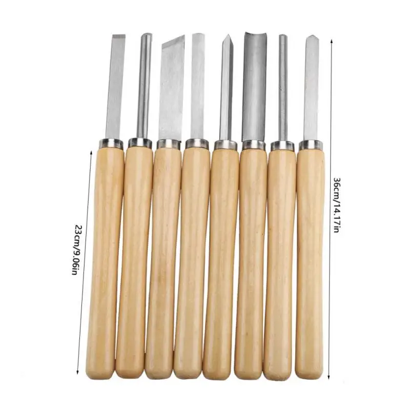 8 шт./компл. токарный станок по дереву набор резцов для токарной обработки