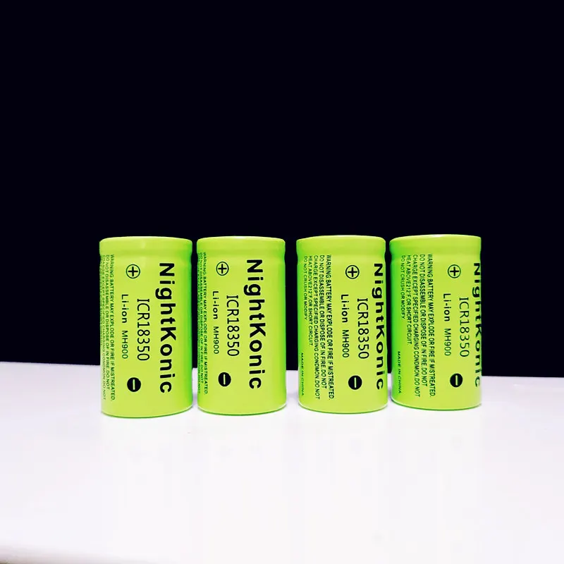 Оригинальная Nightkonic 3 7 V Li-Ion ICR 18350 перезаряжаемая батарея 900mAh литиевая для