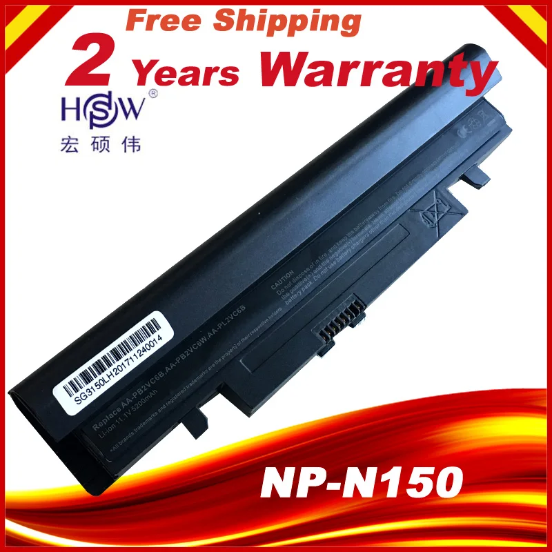 Аккумулятор для ноутбука Samsung N100 N143 N145P N148 N150 N250 N260 AA PB2VC3B PB2VC3W PB2VC6B PB2VC6W|laptop battery for