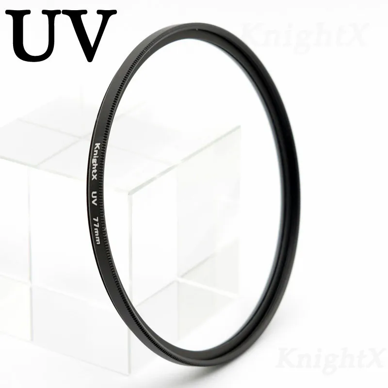 UV KnightX Grad оранжевый фильтр для объектива камеры для sony Canon Nikon light eos 500d macro d3400 alpha UV d700 fujifilm ND 49 52 55 58 67 - Цвет: UV