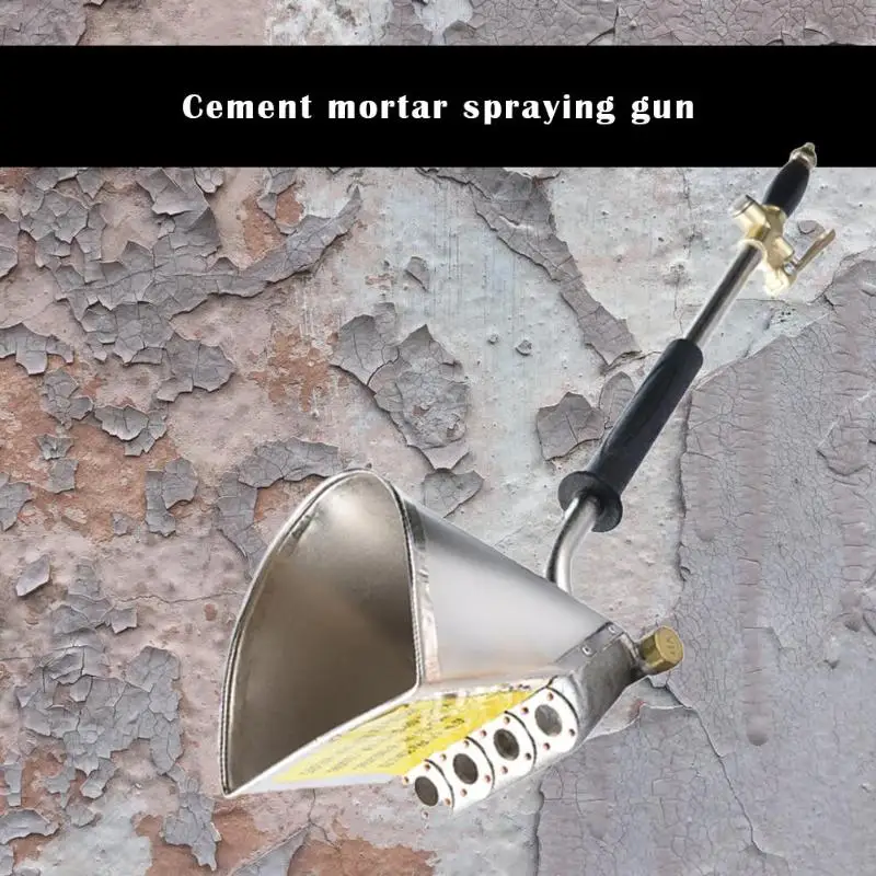 Пистолет распылитель из нержавеющей стали для окраски стен цементный раствор