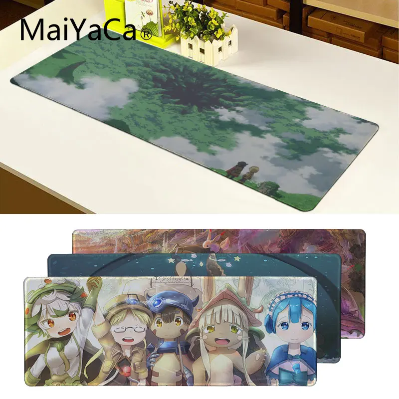 MaiYaCa милый детский коврик для мыши с рисунком из аниме Nanachi сделанный в бездне