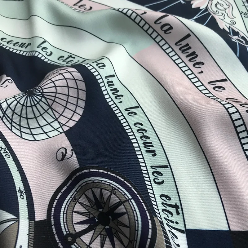 Новинка 2019 женская одежда с цифровой печатью starry compass ткань из полиэстера ручной