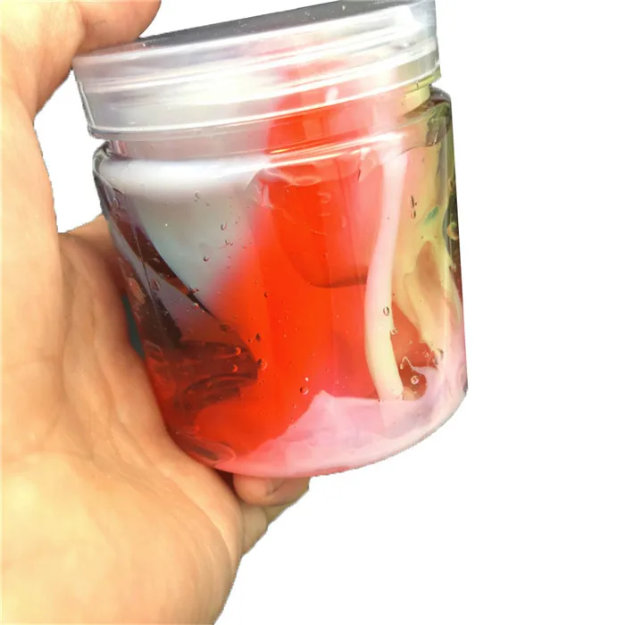 Multicolor CHAMSGEND красивый цвет смешивания облако слизь шпатлевка ароматизированные снятия стресса дети Хрустальная глина игрушка 4,23 - Цвет: Multicolor