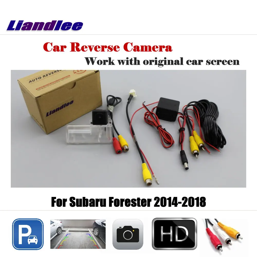 Liandlee для Subaru Forester 2014-2018 Автомобильная резервная камера заднего вида парковки