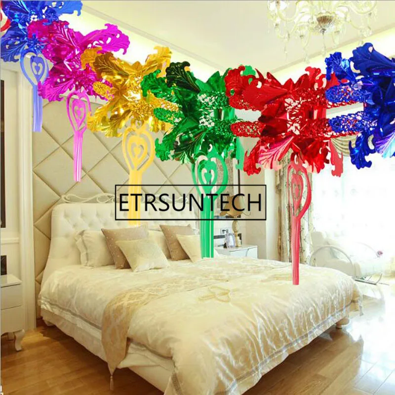 

30pcs Wedding Party Paper Garland 3m Creative Fun Colorful Hanging Flower Cake Card For Kids Birthday Party Decoration
