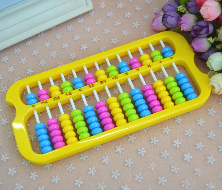 Детский Пластиковый Abacus арифметические счеты соробан 15 Цифровой Montesorri