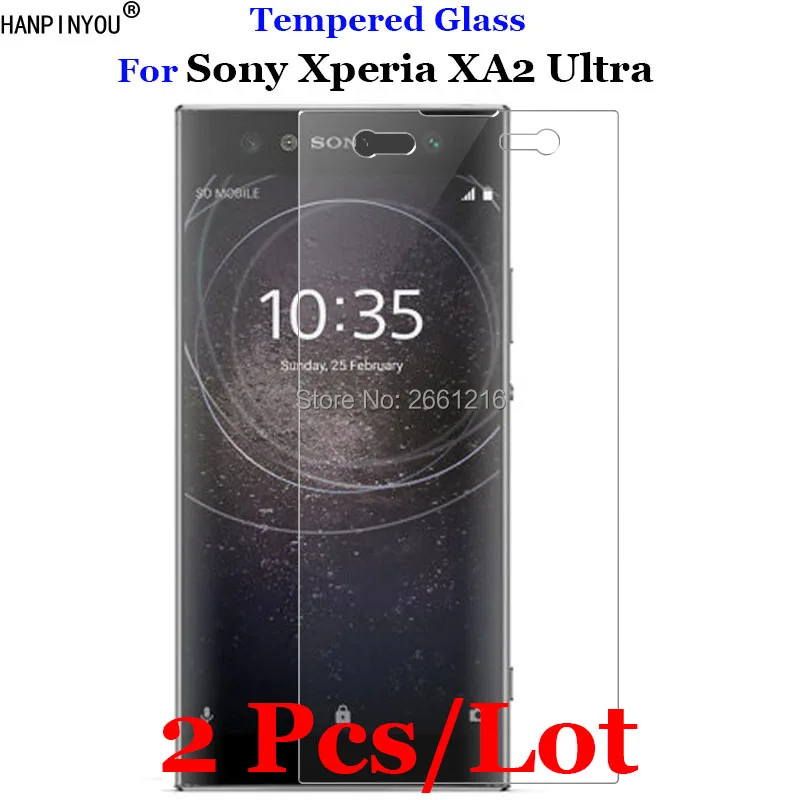 2 шт./лот закаленное стекло для Sony XA2 9H 2.5D Премиум Защитная пленка экрана Xperia Ultra /