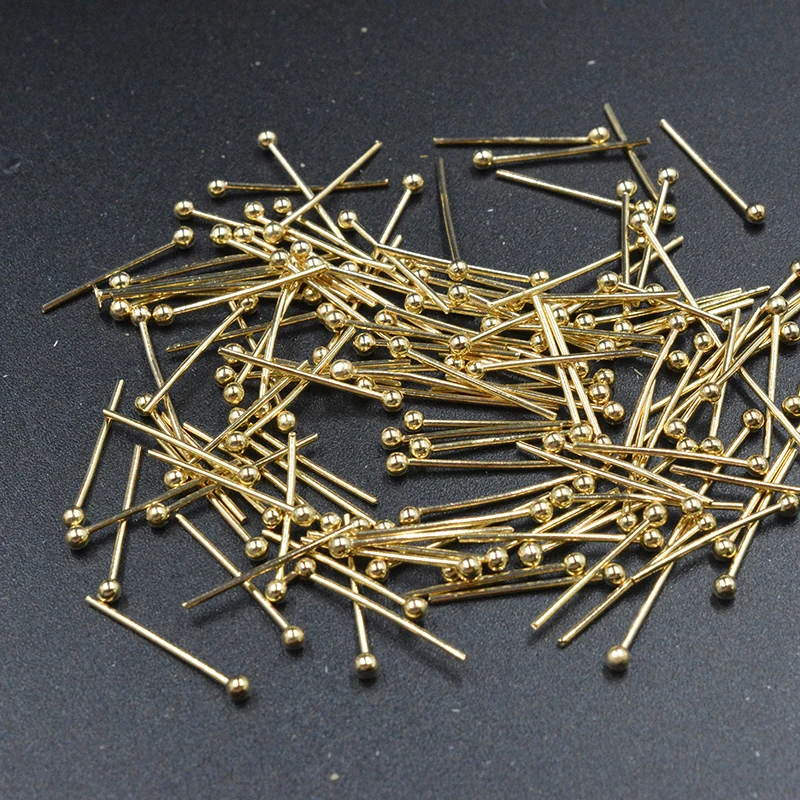 

FLTMRH 300pcs 22mm Cheap Jewelry Findings Beads Lovely Silver Plated Ball Head Pins Findings Accessories Wholesale