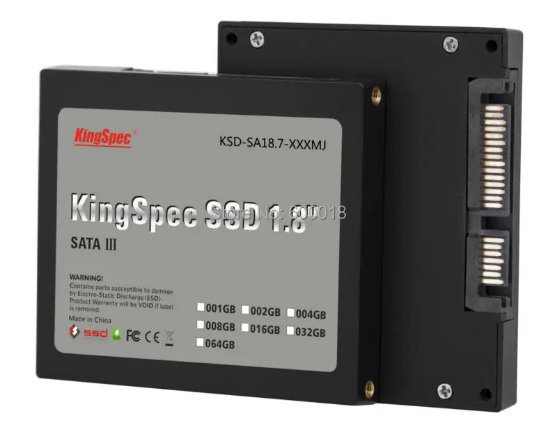 Kingspec 1.8 &quot2 5 дюймовый SATA II III 3 SSD Solid State disk Drive 64 ГБ HDD Жесткий Диск Ноутбуков