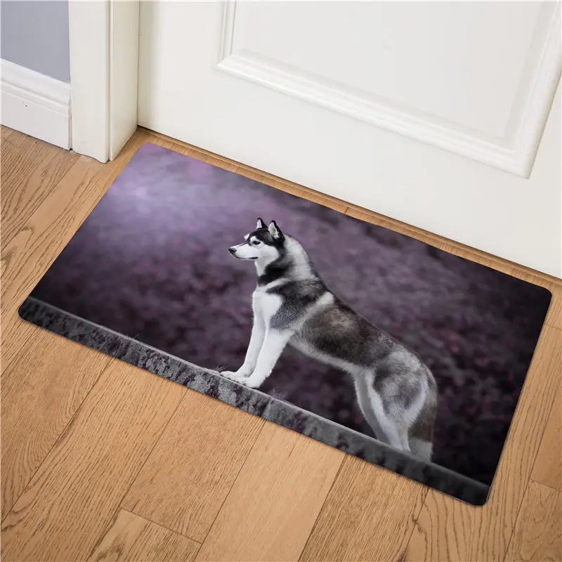 3 Siberian Husky введите дверной коврик для кухни коврик под дверь коврик на кухню коврик для дома домашние Нескользящие коврики для ванной приветственные напольные коврики - Цвет: 3