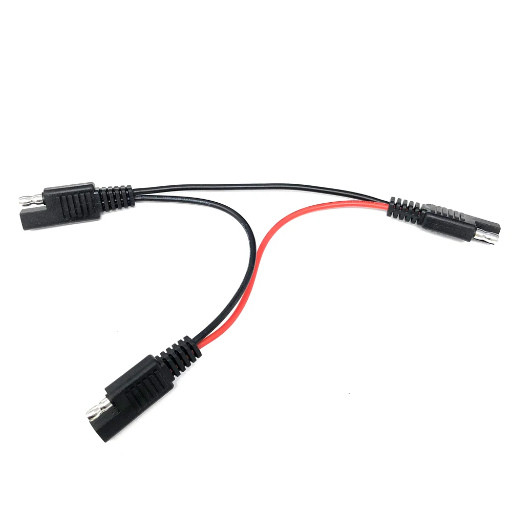 18AWG горячая солнечная батарея вилка SAE от 1 до 2 жгут &quotсделай сам&quot для