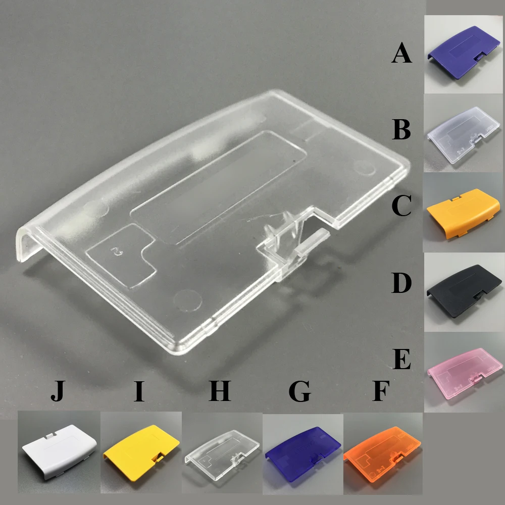 

Mix wholesale For GBA 10 Color Battery Cover Shell Battery Cover For Nintendo For Gameboy Advance Battery Cover Case Replacement