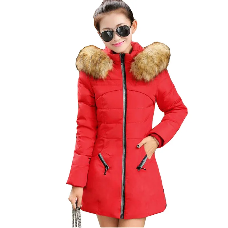 Большие размеры, M-7XL, зимние женские парки, новинка, хлопковая куртка с меховым воротником, толстовки, теплый топ, тонкий женский пуховик большого размера, хлопковые пальто