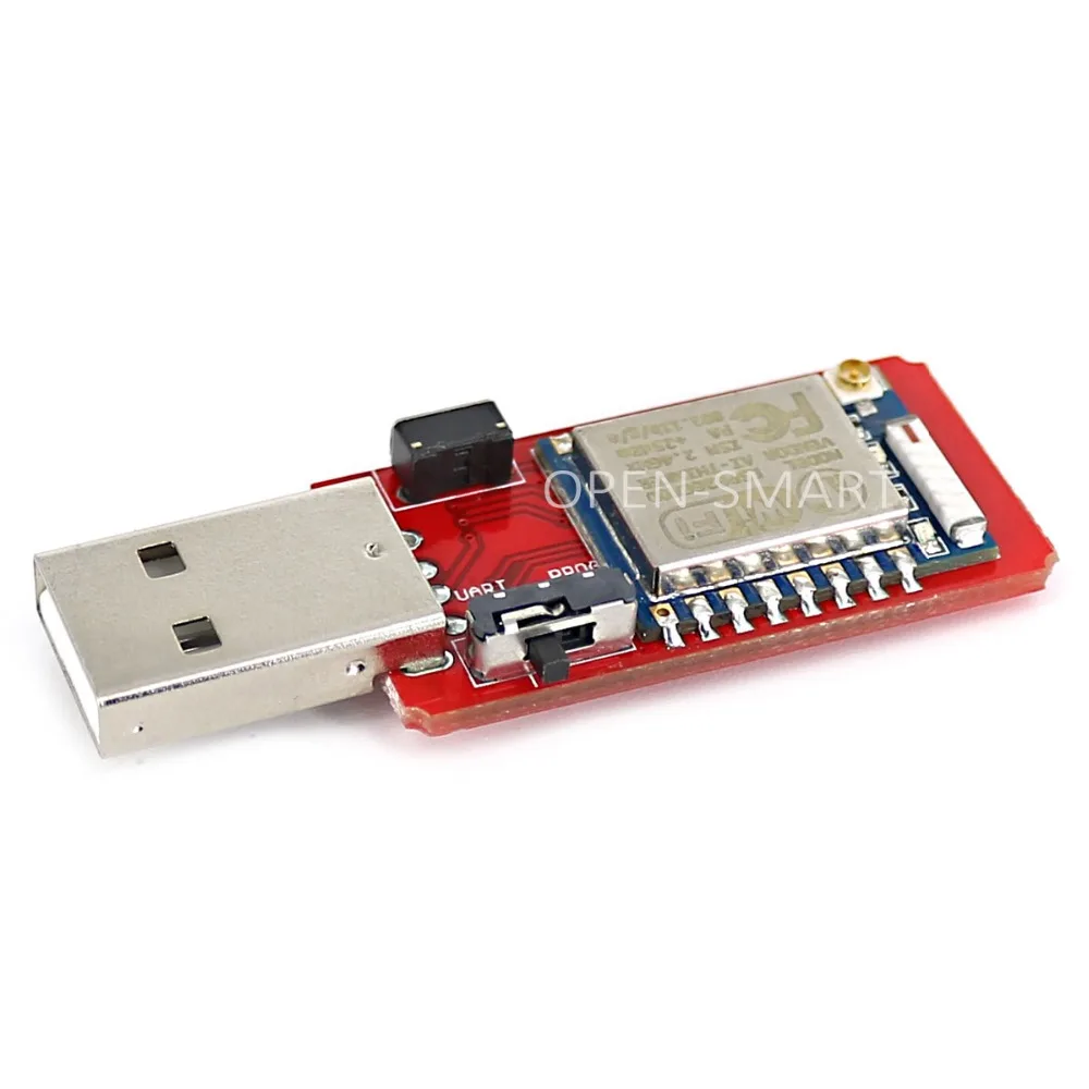 Открытый Смарт USB к ESP8266 ESP-07 модуль Wi-Fi Встроенная антенна 2,4G последовательный приемопередатчик для ESP-07 отладки прошивки программирования