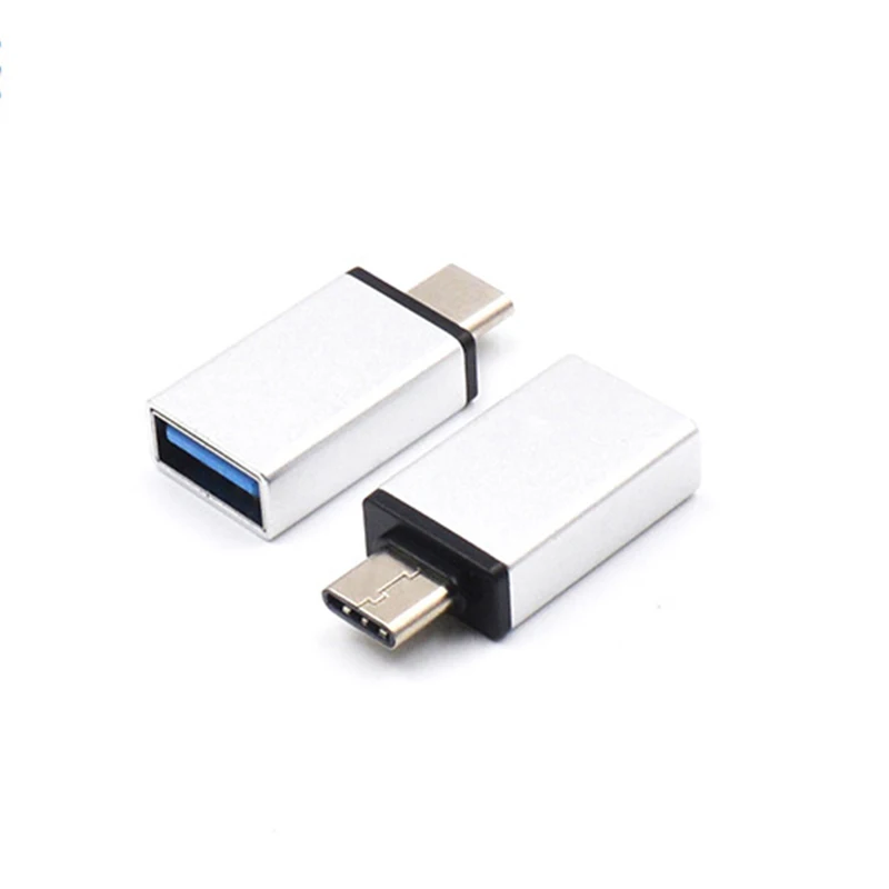 Micro OTG кабель type C USB к USB 3,0 адаптер для передачи данных для huawei p20 pro Macbook oppo one plus 6 xiaomi samsung s9 otg конвертер - Цвет: White