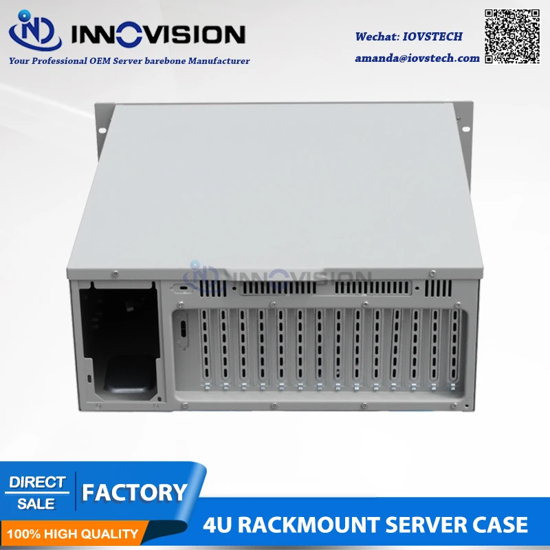 HQ 4U rack mount chassis IPC610H  with Visual & Audible Alarm Notification