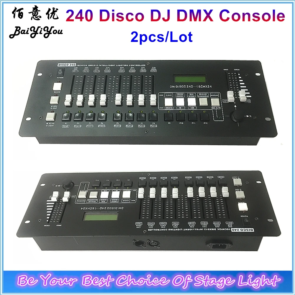 Уникальный дизайн диско 240 контроллер 16CHx24 DMX512 интеллигентая (ый) светильник DJ DMX