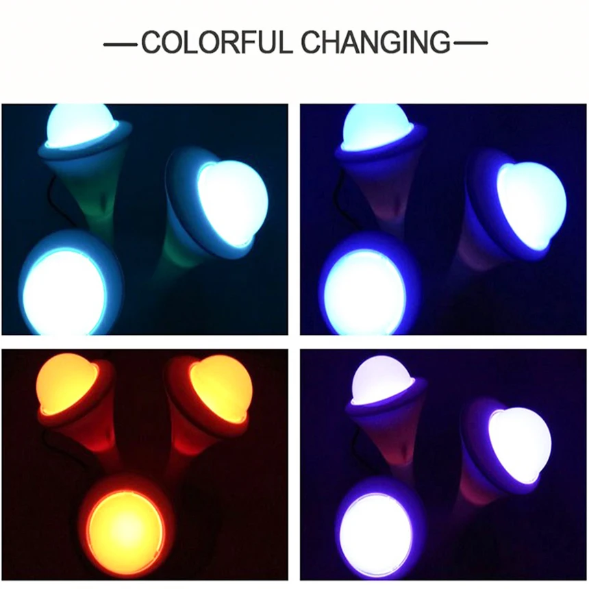 7 цветов Изменение ночник светящийся шары творческий светодиодный лампы гриб
