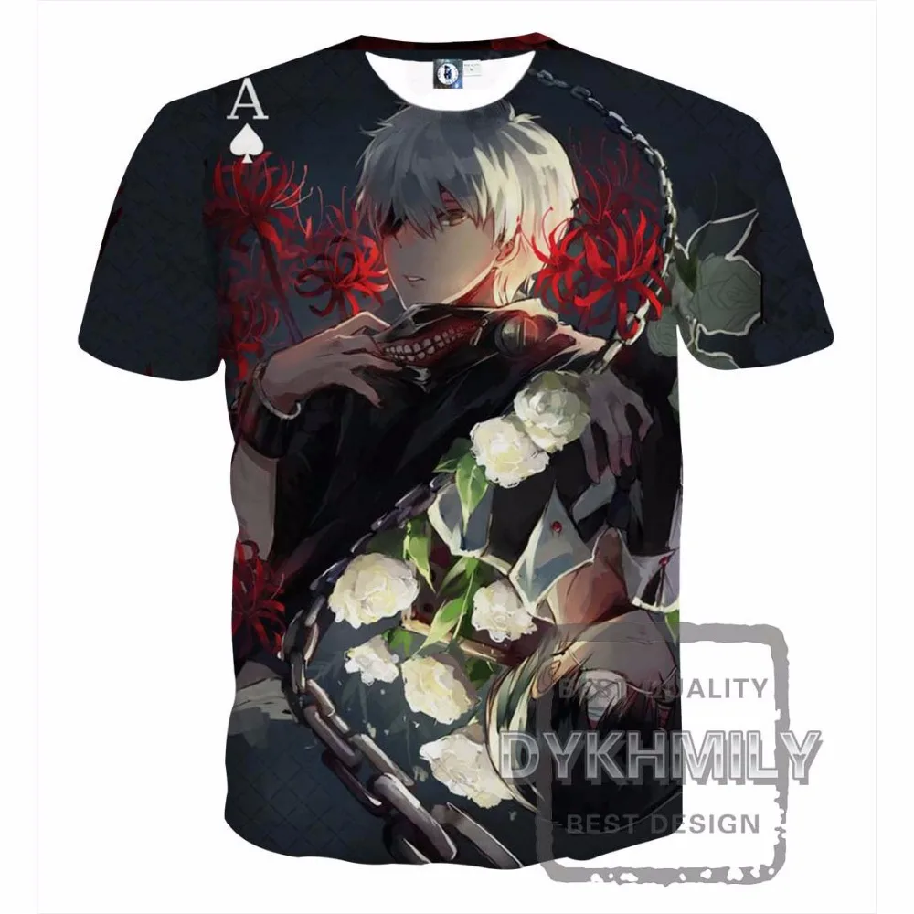 Новое поступление 2017 года Мужская модная летняя футболка с 3d изображением