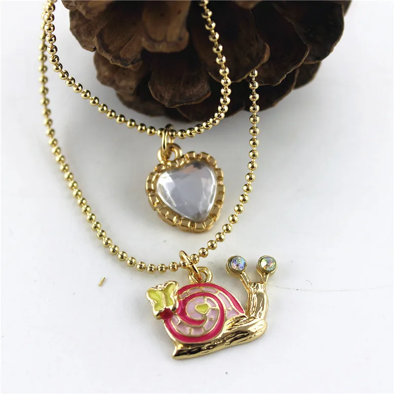 Модное ожерелье новинка 2014 чистое и свежее изящное Двухслойное с улиткой 0327 |