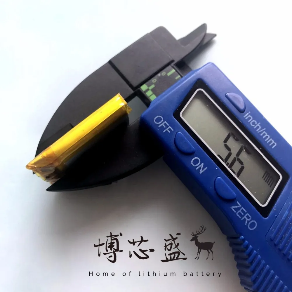 3.7V 500mAh li polymer lithium rechargeable Lipo battery 602530 for MP3 GPS DVD bluetooth recorder headset e-book camera | Электроника