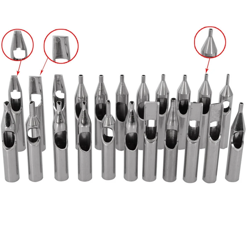 BEST 22Pcs наконечники из нержавеющей стали набор наконечников для игл
