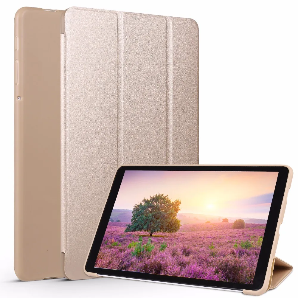 Умный сон кожаный чехол для Samsung Galaxy Tab A A2 10,5 T590 T595 SM-T590 SM-T595 для задней поверхности из мягкого силикона с откидной крышкой Funda